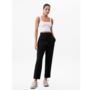 Athleta Black Straight Leg Pants